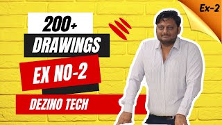 EX2 with Coordinate System in AutoCAD  200 DRAWINGS SERIES  Zero to Hero Series in Hindi [upl. by Haridan]