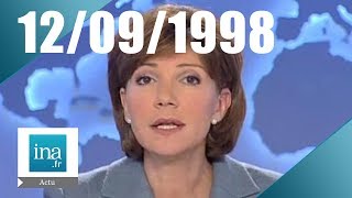 20h France 2 du 12 septembre 1998  Laffaire Monica Lewinsky  Archive INA [upl. by Lebama106]