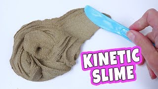 HOW TO MAKE KINETIC SLIME Diy Slime Without Borax [upl. by Initsed]