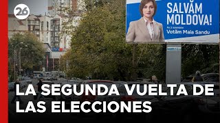 Moldavia se prepara para la segunda vuelta de las elecciones [upl. by Eatnom]