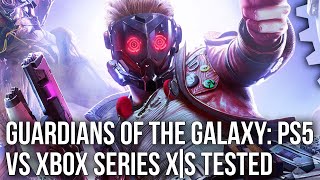 Guardians of the Galaxy PS5 vs Xbox Series XS  A Great Game But 60FPS Comes At A Cost [upl. by Shoemaker]