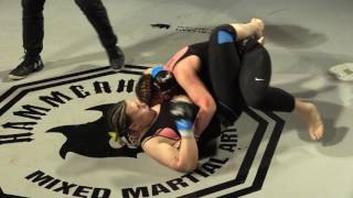 Kelly Hawkins V Nicola Parkin  MMA 77kg  Bucket List 2 [upl. by Cassaundra]