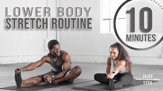 10 Minute Lower Body Stretch Routine For Tight Hamstrings amp Hip Flexors [upl. by Koby]