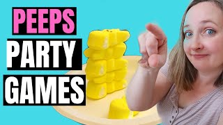 3 Easter Party Games Using Peeps Candy  Kids Easter Games [upl. by Asiuqram283]