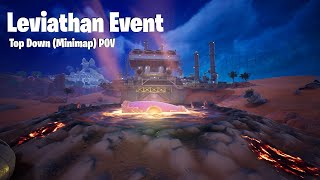 Fortnite Leviathan Event Top Down Minimap POV [upl. by Melborn]