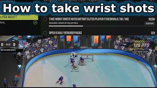 How to get your 50 Wrist Shots done easy and fast NHL 24 Hut [upl. by Haberman]