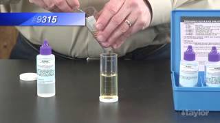 Testing for Phosphonate Using pH Paper and Fluoride Masking Agent K1583 [upl. by Eille]