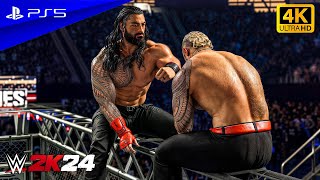 WWE 2K24  The New Bloodline vs The Old Bloodline  War Game Match Survivor Series  PS5™ 4K60 [upl. by Nodmac573]