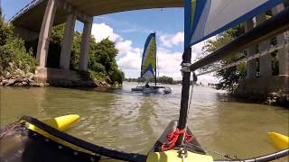 WindRiders Sailing Sandusky Bay Ohio  Lake Erie [upl. by Natalie682]