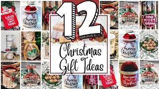 12 DIY DOLLAR TREE CHRISTMAS GIFTS l AFFORDABLE amp EASY DIY HOLIDAY GIFTS l PERSONALIZED CRICUT GIFTS [upl. by Bibi213]