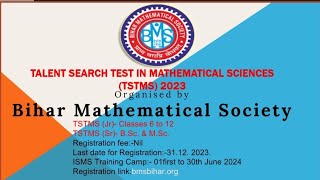 Talent Search Test in Mathematical Sciences 2023 [upl. by Doggett]