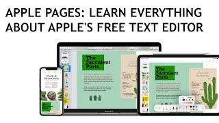 Apple Pages  Learn Everything About Apples Free Text Editor [upl. by Hayimas]