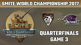 SMITE World Championship 2018 Quarterfinals  Nocturns Gaming vs Team RivaL Game 3 [upl. by Ho]