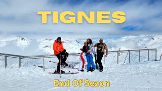 Skiing in May  Tignes  Val dlsere  End of sezon [upl. by Dorinda]