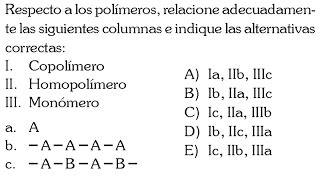 POLIMEROS EJERCICIO RESUELTO DE QUIMICA APLICADA [upl. by Buyer]