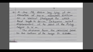 Problems on photogrammetry Advanced surveying  photogrammetric surveying part 14 Globemech civil [upl. by Rochkind]