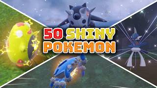 50 SHINY POKEMON REACTIONS Compilation Shinydex 151200 [upl. by Eward640]