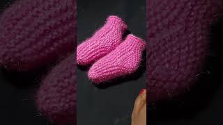 Cute baby socks knitting design for beginners [upl. by Neville861]