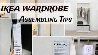 IKEA Wardrobe  2 Door Kleppstad Assembling  Step by Step guide  IKEA Birmingham [upl. by Hyams]