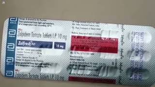 Zolfresh 10mg Tablet  Zolfresh Tablets  Zolpidem Tartrate Tablets  Zolfresh 10 Tablet  Zolfresh [upl. by Naujuj]