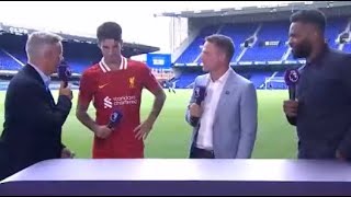 Szoboszlai Post Match interview 02 Liverpool [upl. by Cloots656]