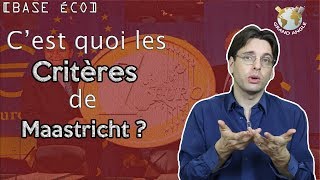 BE Cest quoi les critères de Maastricht [upl. by Mastat]