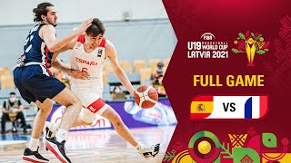 Spain v France  Full Game  FIBA U19 Basketball World Cup 2021 [upl. by Buroker196]