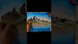 Fearless Creation Timelapse Landscape Painting oilpainting short art [upl. by Ecyarg]