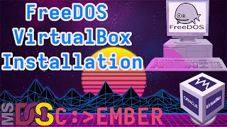 Trying FreeDOS in VirtualBox [upl. by Attekahs]