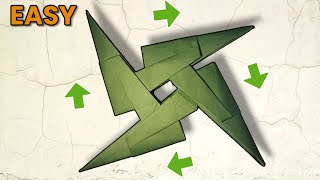 How To Make Origami Ninja Star  Different Shuriken Ninja Weapon  Dangerous Ninja Star [upl. by Anirdnaxela]