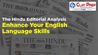 The Hindu Editorial Analysis  CLAT 2025  Clat Prep [upl. by Arodnap]