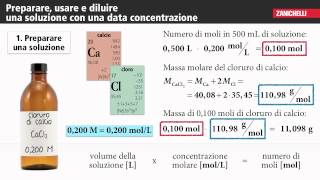 Preparare usare e diluire una soluzione con una data concentrazione [upl. by Thorvald]