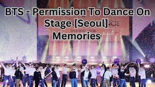 BTS  Permission To Dance On Stage Seoul  Memories  Part 2 방탄소년단  무대 위에서 춤을 출 수 있는 허가 서울 [upl. by Acinyt]