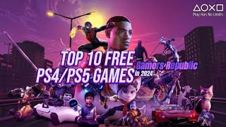 TOP 10 FREE TO PLAY GAMES IN 2024 PS4PS5 [upl. by Ocihc995]