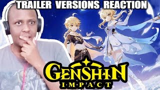 Genshin Impact Reaction  TRAILER VERSION 11  12  13 Teyvat Chapter Storyline Preview [upl. by Mehcanem]