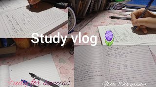 study vlog🪻math practice morning vlog [upl. by Shalom]