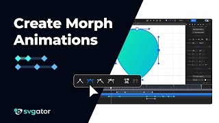 Create Morph Animation  SVGator [upl. by Lauter185]