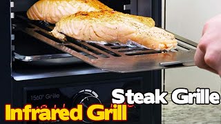 Indoor Electric Infrared Grill and Sear Station Steak Grille [upl. by Tala]