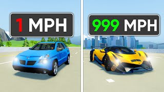 Roblox But When I CRASH My Car Gets FASTER [upl. by Alicea165]