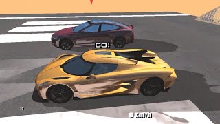 Koenigsegg Jesko Absolut Vs Tesla Plaid Drag Race [upl. by Norward]