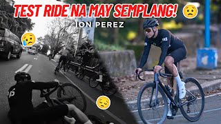 TEST RIDE NA MAY SEMPLANG 😟 Ion Perez [upl. by Lexy]