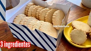 Con 3 INGREDIENTES que ya tienes en tu cocina Galletas de mantequilla 🧈 😋 [upl. by Glenda]