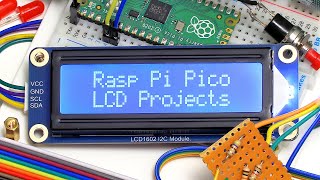 Raspberry Pi Pico LCD Projects [upl. by Leinadnhoj]