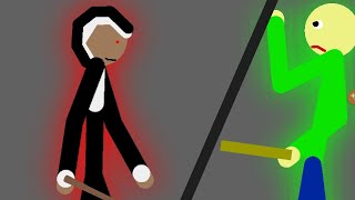 Evil Nun VS Baldi  Stickman Animation [upl. by Schroer]