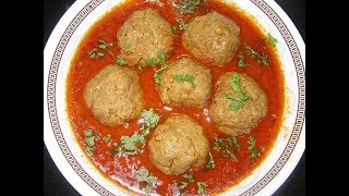 Kashmiri Rista  Meatball Curry [upl. by Dukey]