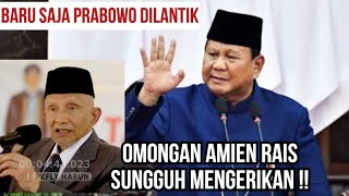 AMIEN RAIS KETERLALUAN  BARU SAJA PRABOWO DILANTIK SUDAH SEBARKAN VIRUS KEBENCIAN [upl. by Sergei]