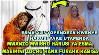 MWANZO MWISHO HARUSI YA ESMA PLATNUMZ NA JINSI ALIVYOPENDEZAZUCHU HANA FURAHA HARUSINI [upl. by Baiel532]