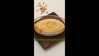 Receta super fácil de Hummus de garbanzos con su salsa tahini en unos minutos lo tendrás listo [upl. by Dirk]