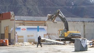 IGA Building Demolition  Ogden Utah [upl. by Koffman]