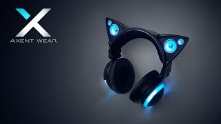 Axent Wear  Cat Ear Headphones Indiegogo [upl. by Carisa978]